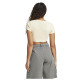 Adidas Γυναικεία κοντομάνικη μπλούζα Ribbed Cropped Top